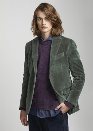 AADALGISO-Green-Velvet-Jacket