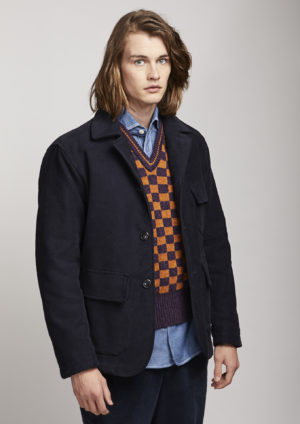 AADERBALE-Cotton-Blue-Worker-PaddedJacket