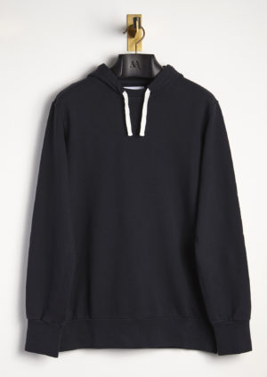 AAGAVE-Still-Cuff-Blue-Cotton-Hoodie