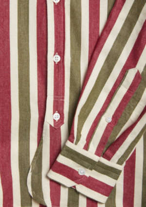 AALBENGA-Detail-Cuff-Buttons-Stripped-Cotton-Shirt