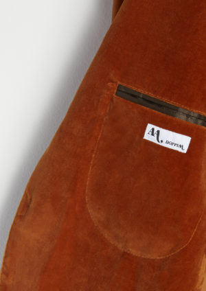 AANZIO-Detail-InternalPocket-Logo-Orange-Velvet-Jacket