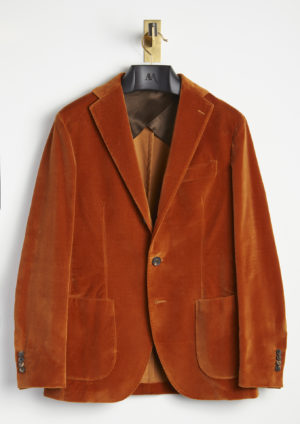 AANZIO-Still-Orange-Velvet-Jacket