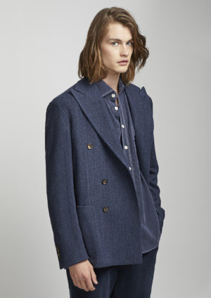 AARADEO-DoubleBreasted-Herringbone-Wool-Jacket