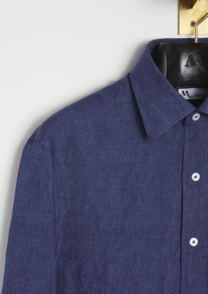 AALBENGA-solid-linen-soft-italian-collar-shirt-detail