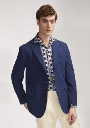AALBEROBELLO-seersucker-blazer-patch-flap-pocket-model