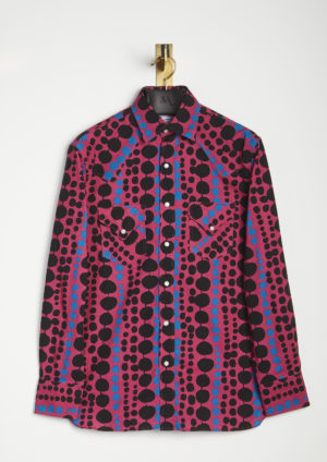 AARIOSTO-printed-circles-allover-western-shirt-stilllife